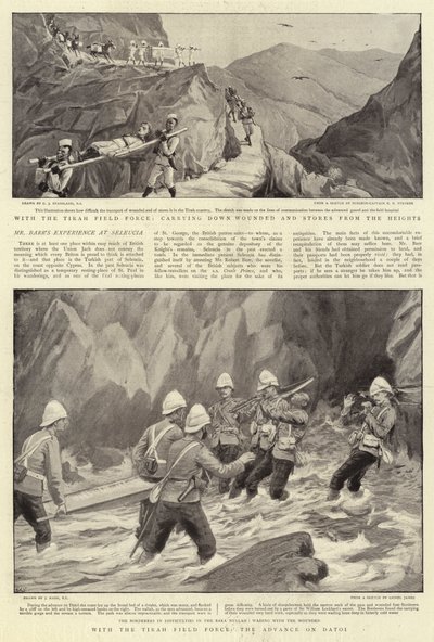With the Tirah Field Force, the advance on Datoi by Charles J. Staniland